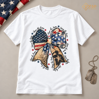 Honor the Brave Patriotic Bow T-Shirt