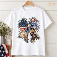 Honor the Brave Patriotic Bow T-Shirt