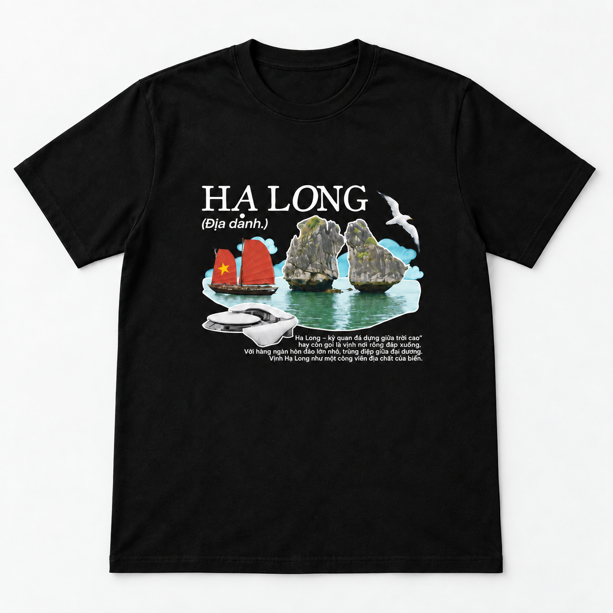Ha Long Bay Vietnam T-Shirt - Travel & Vietnamese Graphic Tee | T&P Made
