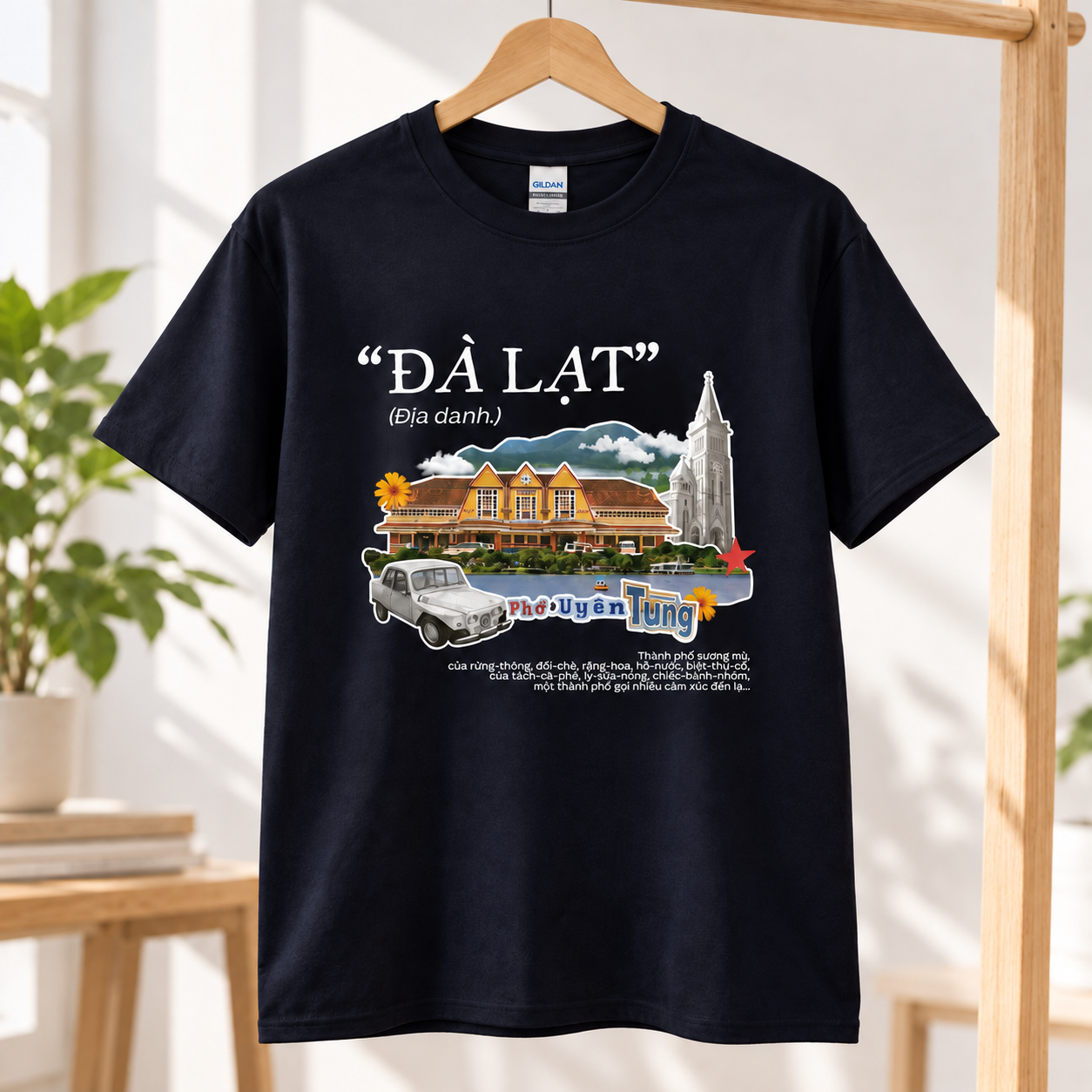 Đà Lạt Vietnam T-Shirt - Vintage Travel & Vietnamese Graphic Tee | T&P Made