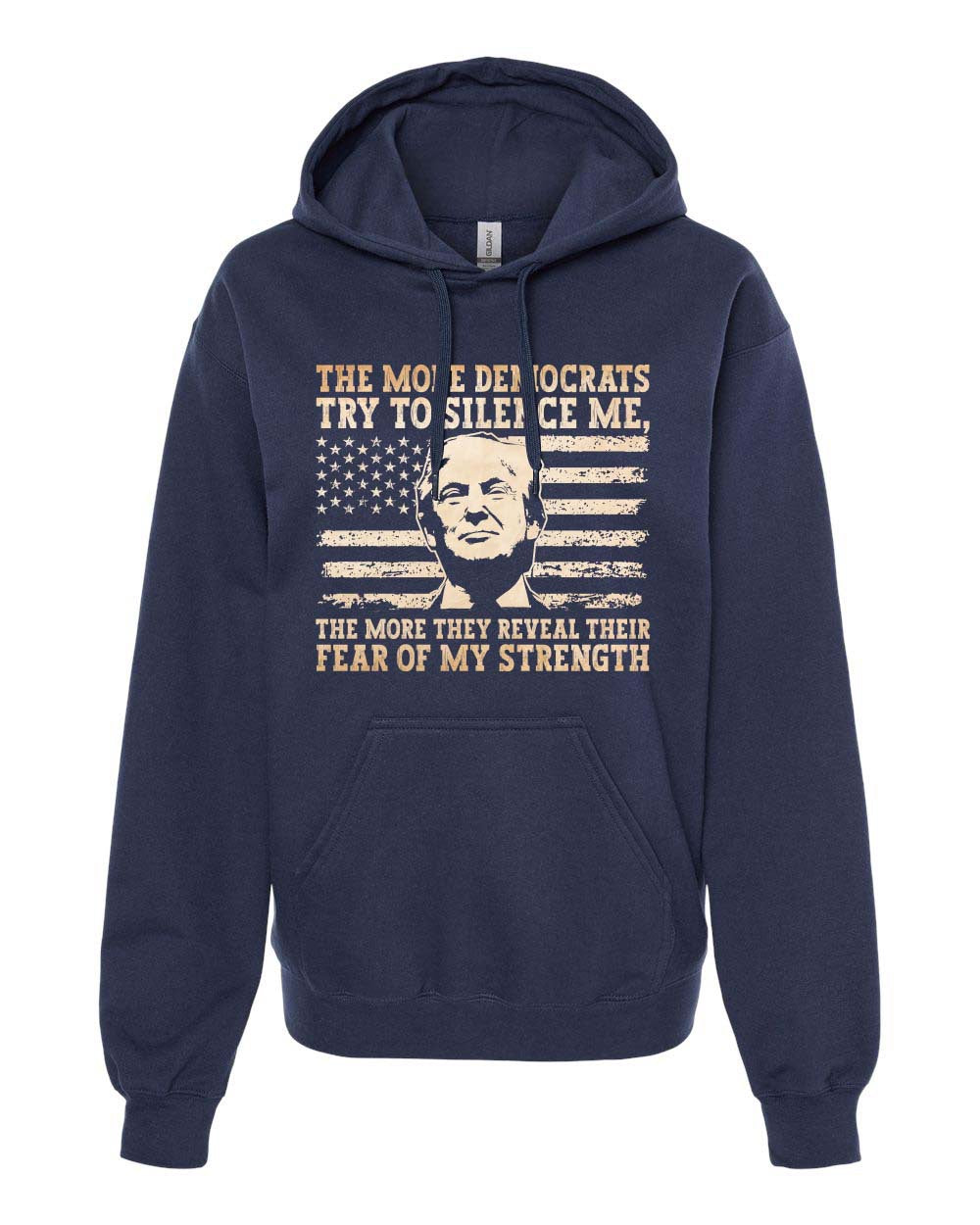 Democrats Try To Silence Me Trump 2024 Our Only Hope tshirt sweatshirts, hoodies, LGB