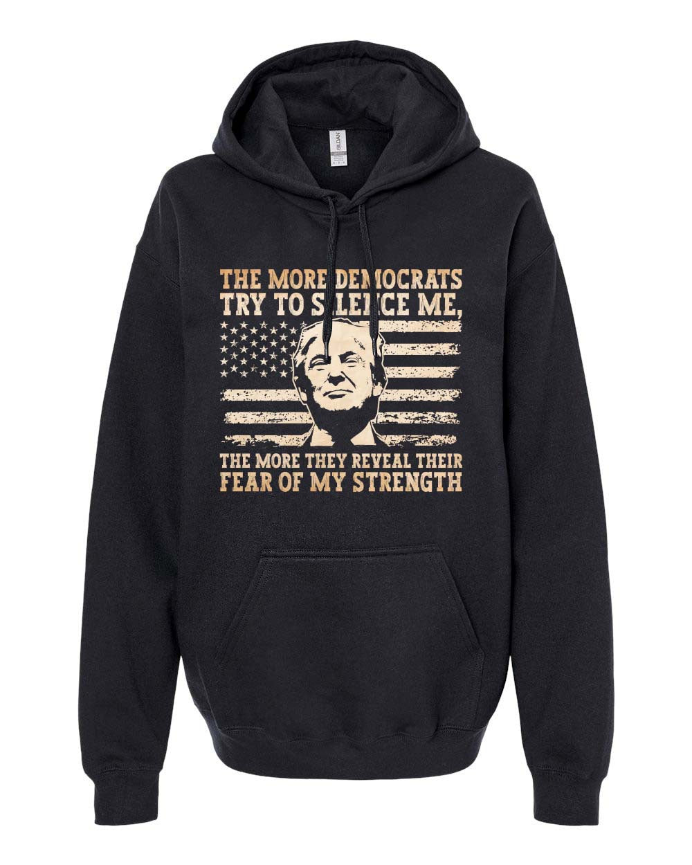 Democrats Try To Silence Me Trump 2024 Our Only Hope tshirt sweatshirts, hoodies, LGB