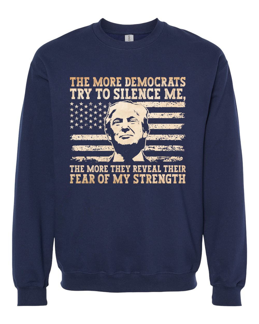 Democrats Try To Silence Me Trump 2024 Our Only Hope tshirt sweatshirts, hoodies, LGB