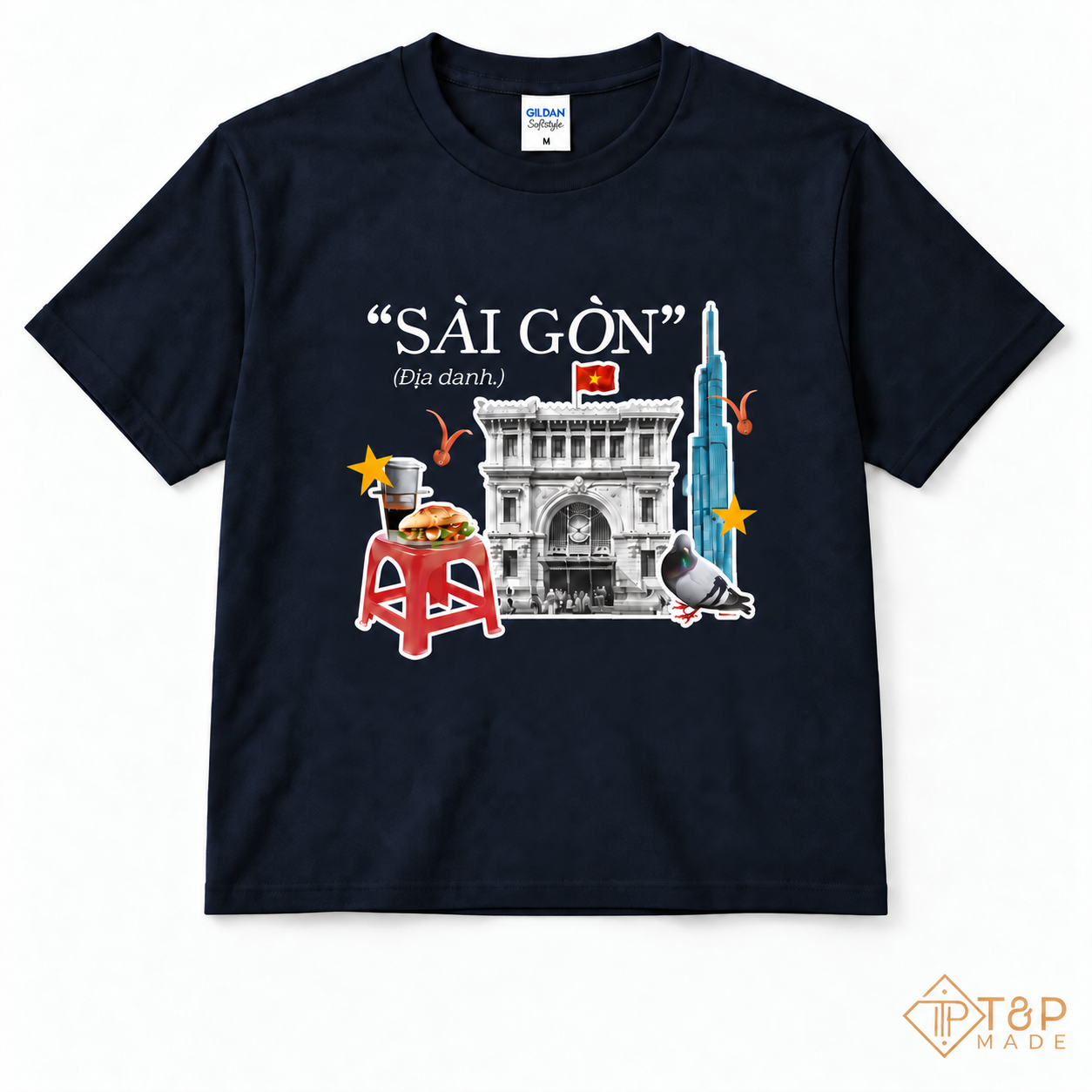 Saigon Vietnam T-Shirt - Vietnamese Pride & Culture Graphic Tee | T&P Made