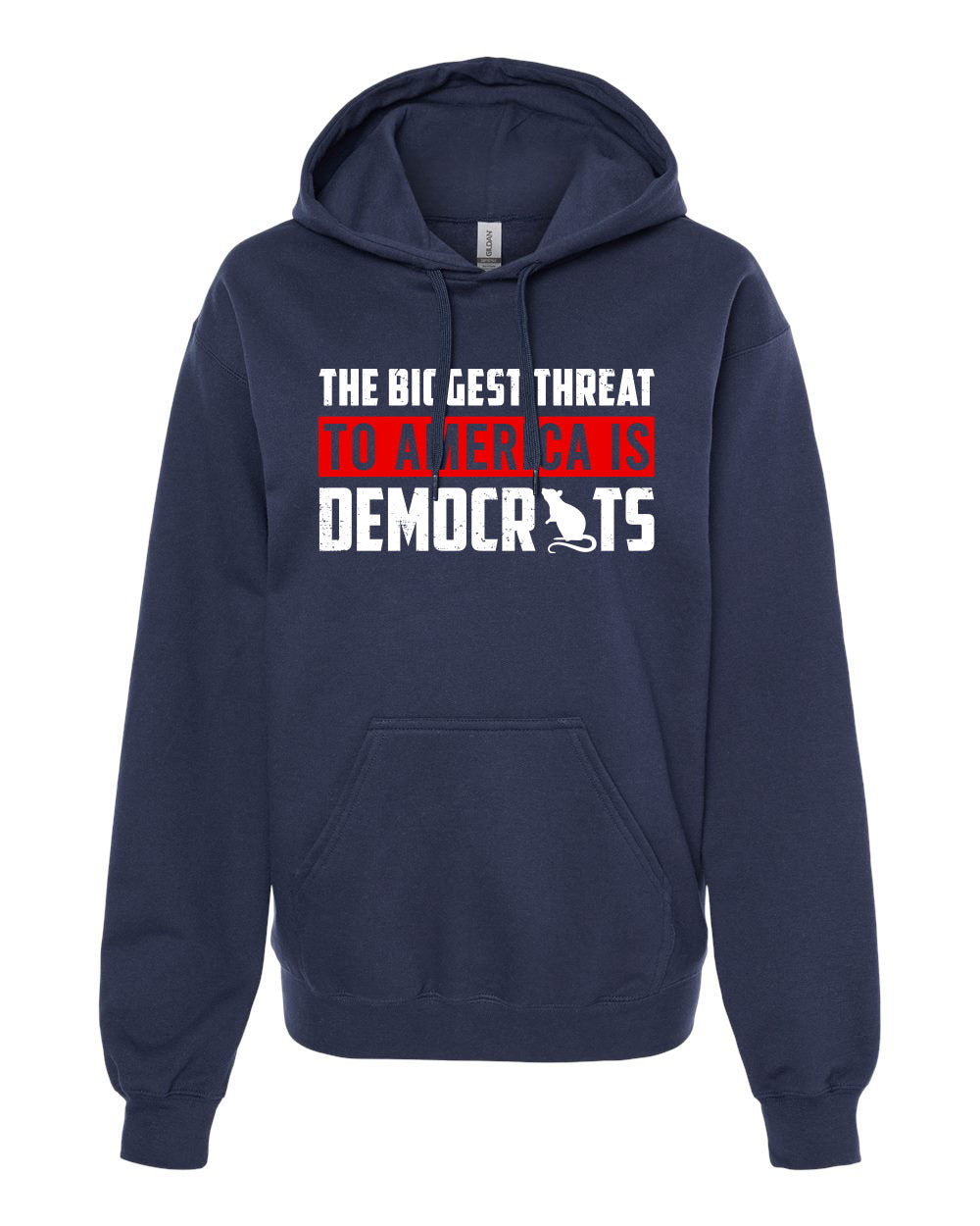 The Biggest Threat To America Is Democrats tshirt sweatshirts, hoodies, LGB