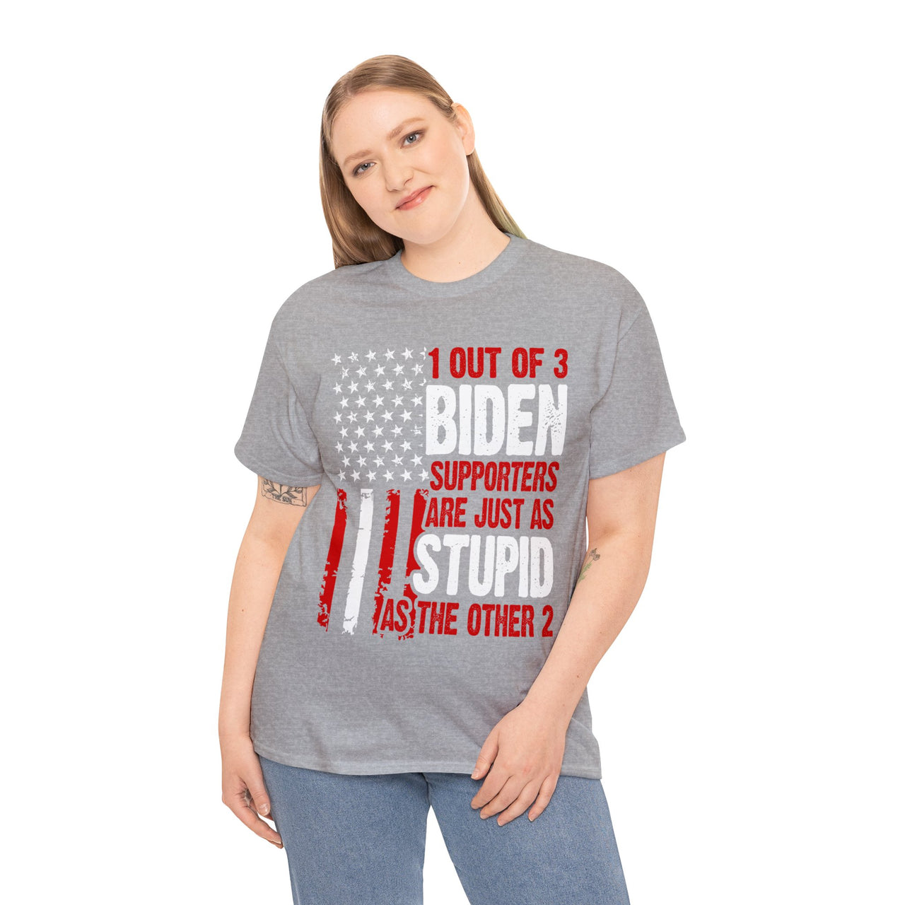 1 out of 3 Biden Supporters Stupid US Flag