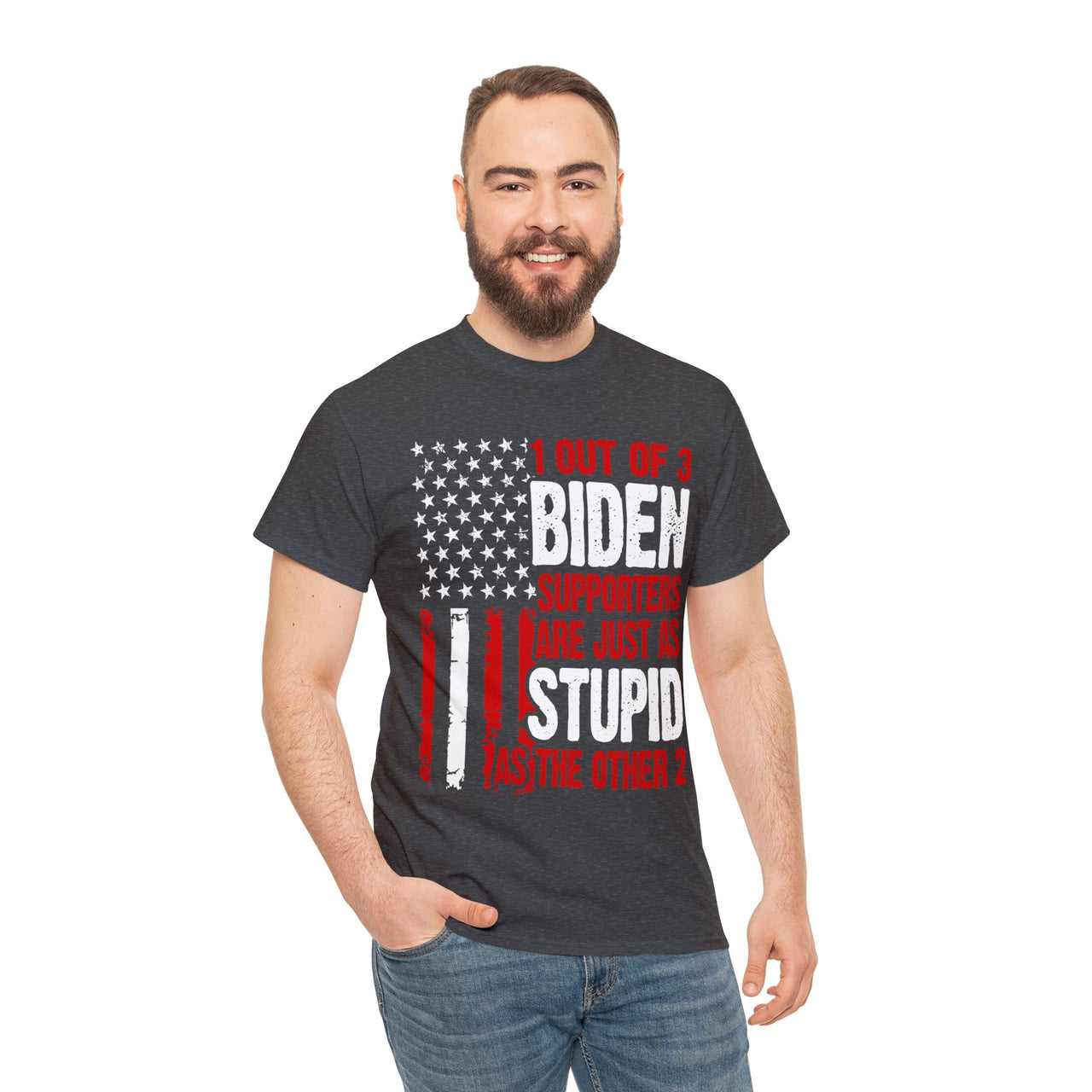 1 out of 3 Biden Supporters Stupid US Flag