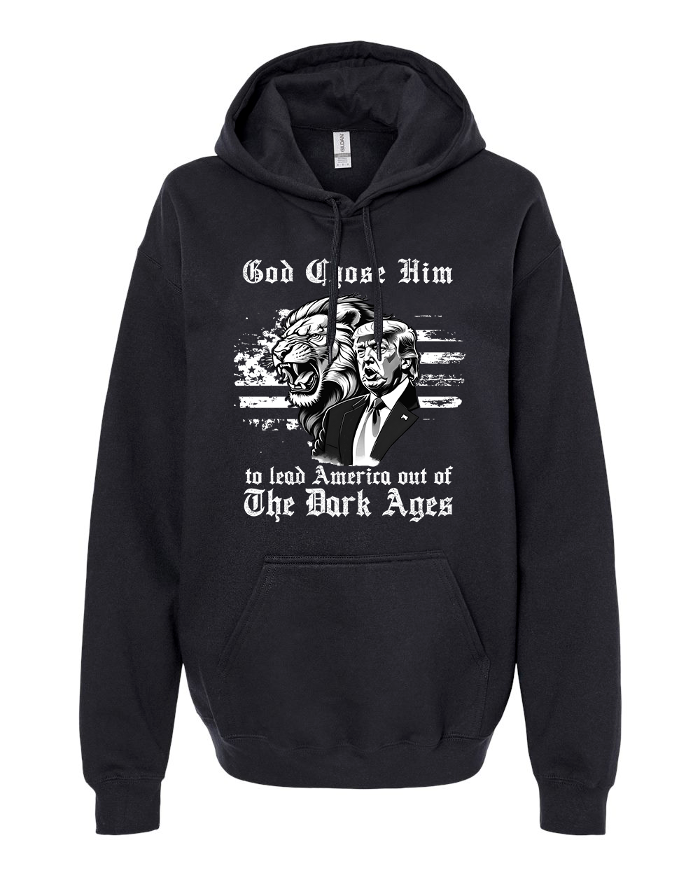 God Chose Him To Lead America out of the Dark Ages Trump 2024 tshirt sweatshirts, hoodies, LGB