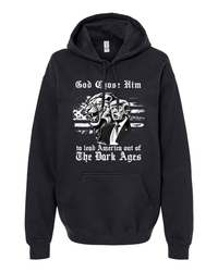 Thumbnail for God Chose Him To Lead America out of the Dark Ages Trump 2024 tshirt sweatshirts, hoodies, LGB