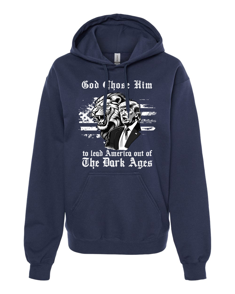 God Chose Him To Lead America out of the Dark Ages Trump 2024 tshirt sweatshirts, hoodies, LGB