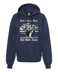 Thumbnail for God Chose Him To Lead America out of the Dark Ages Trump 2024 tshirt sweatshirts, hoodies, LGB