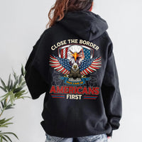 Thumbnail for Close The Border Take Care Of Americans First tshirt sweatshirts, hoodies, LGB