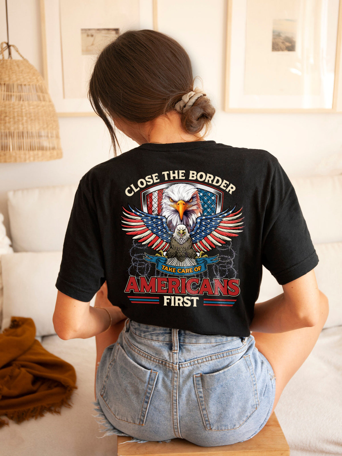 Close The Border Take Care Of Americans First tshirt sweatshirts, hoodies, LGB