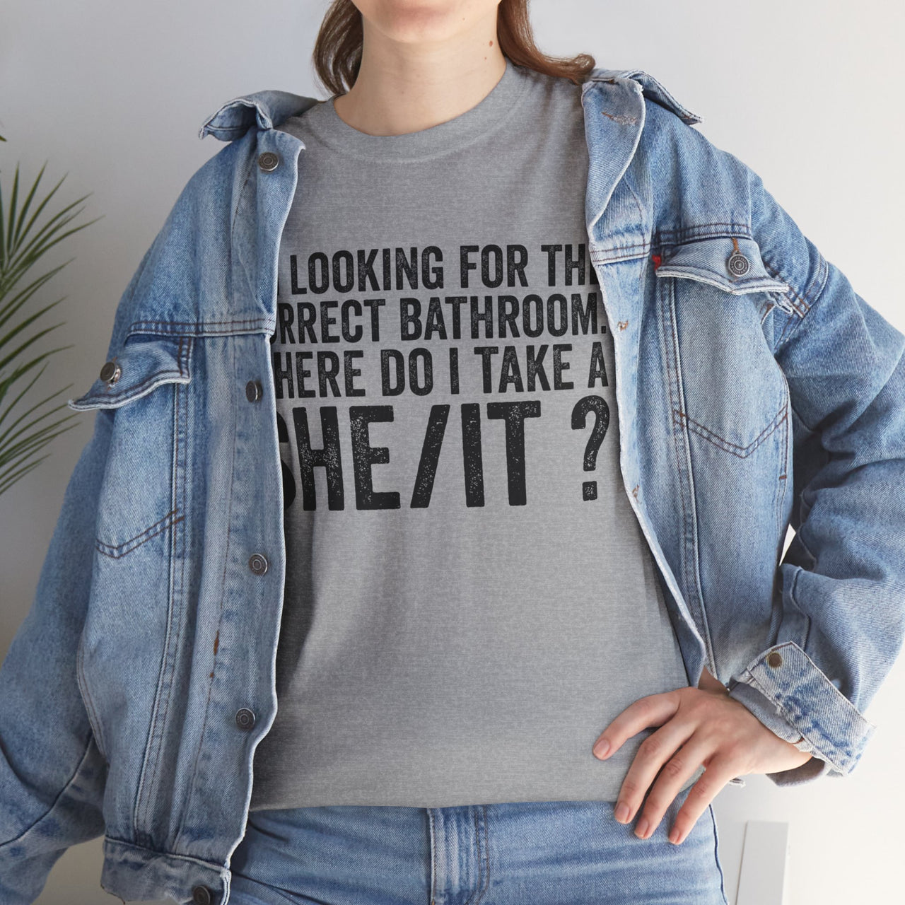 I'm Looking For The Correct Bathroom Where Do I Take She/It (white)