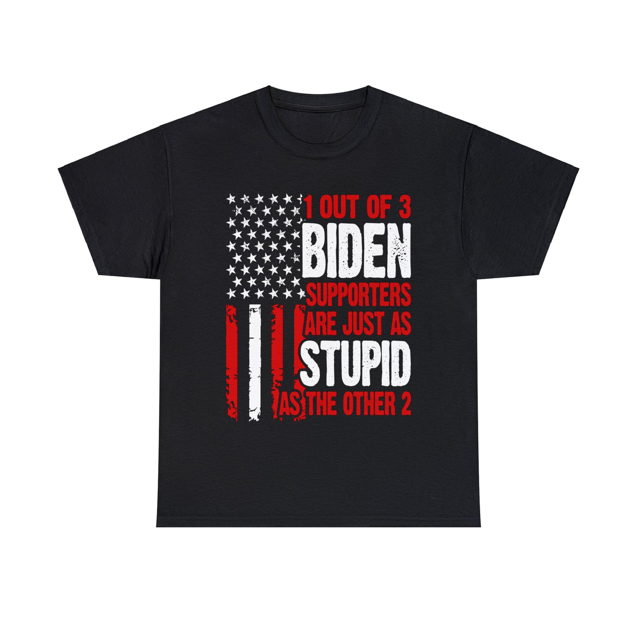 1 out of 3 Biden Supporters Stupid US Flag