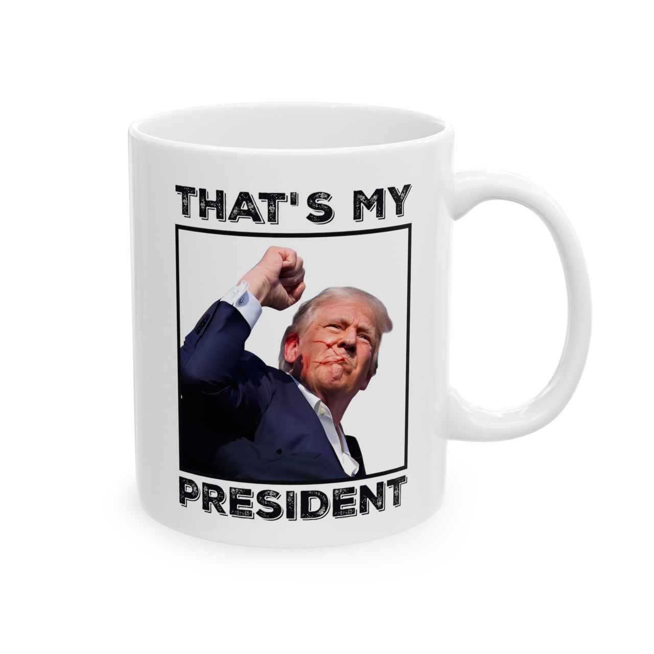 That's my president mug, front and back printed (11oz, 15oz)