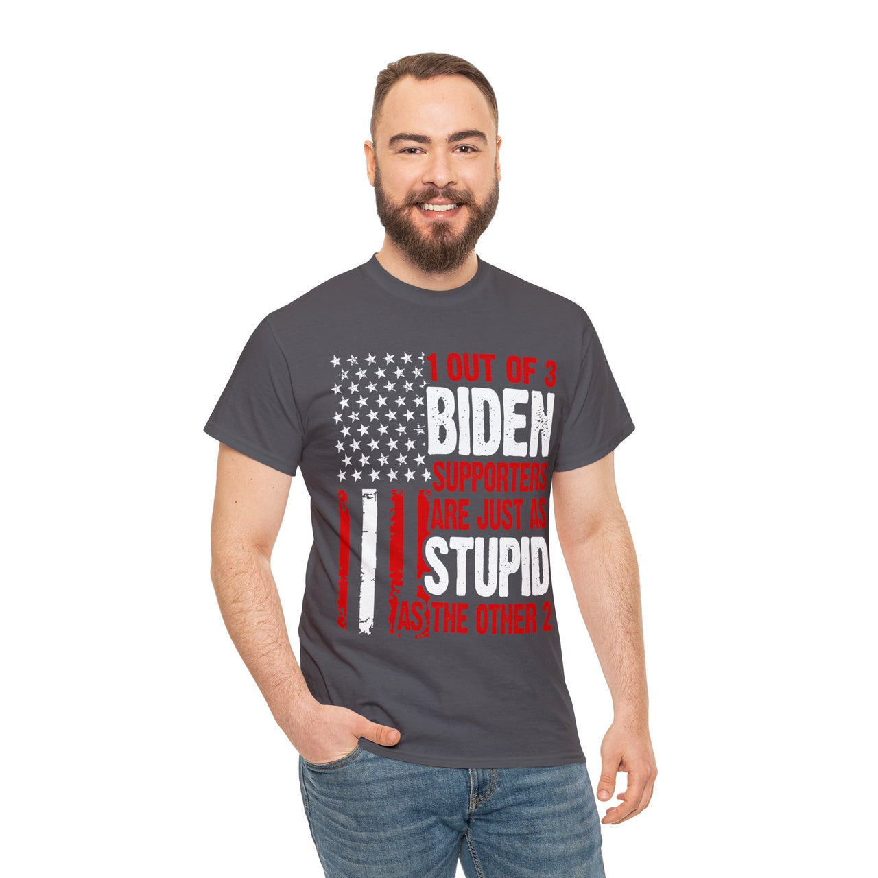 1 out of 3 Biden Supporters Stupid US Flag