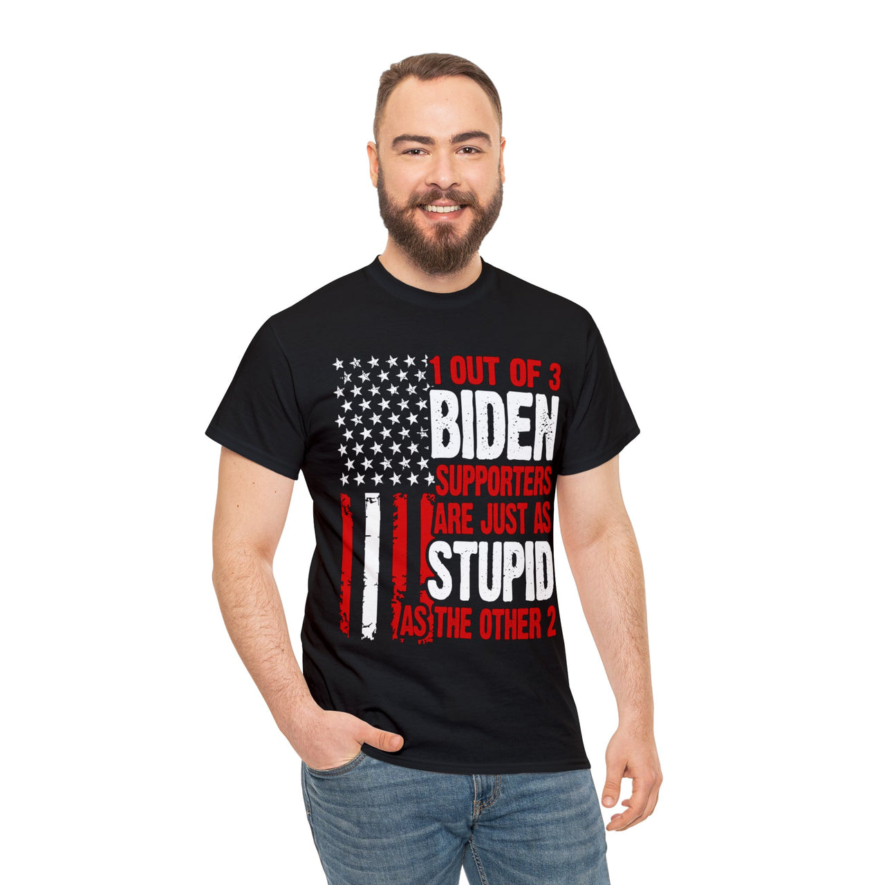 1 out of 3 Biden Supporters Stupid US Flag