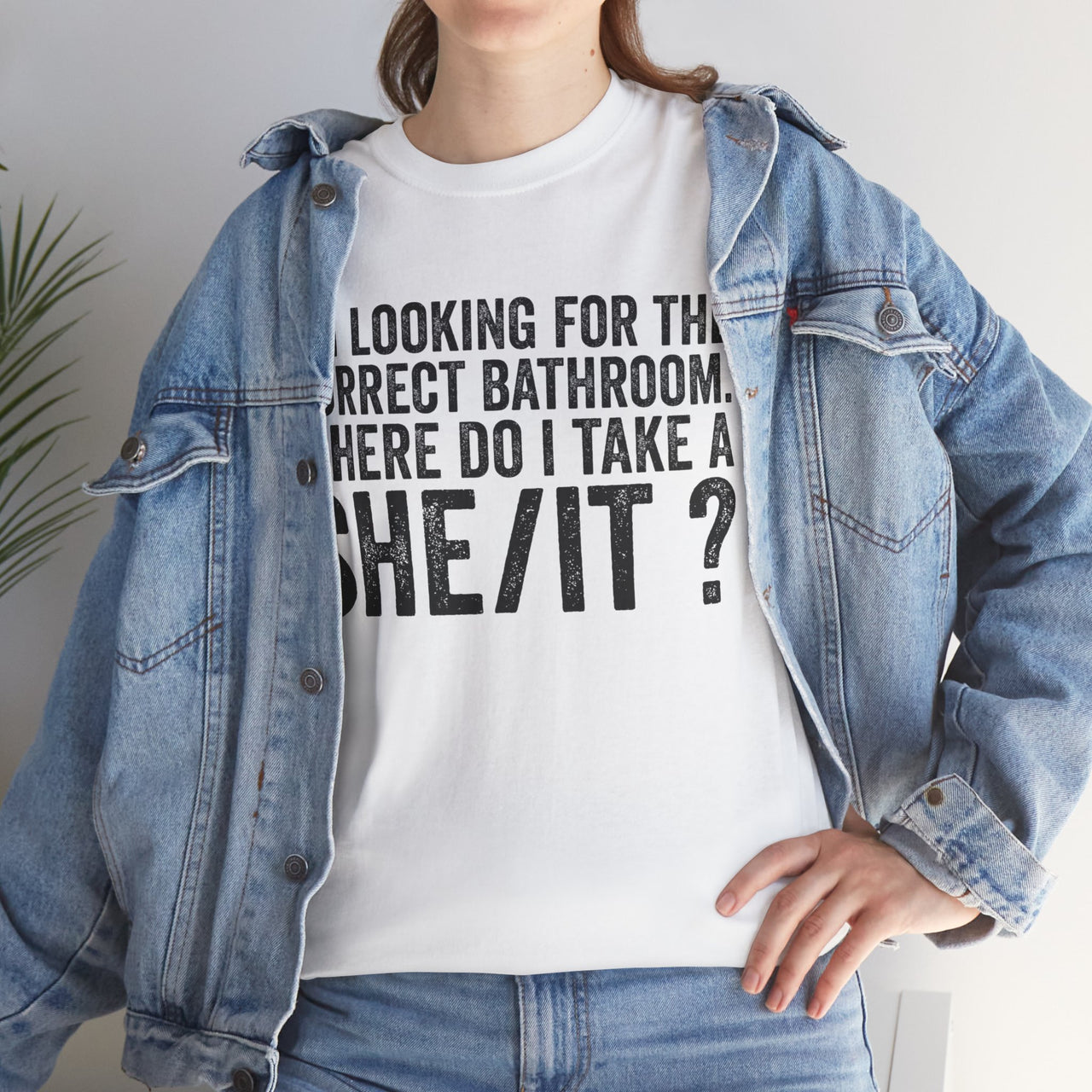 I'm Looking For The Correct Bathroom Where Do I Take She/It (white)