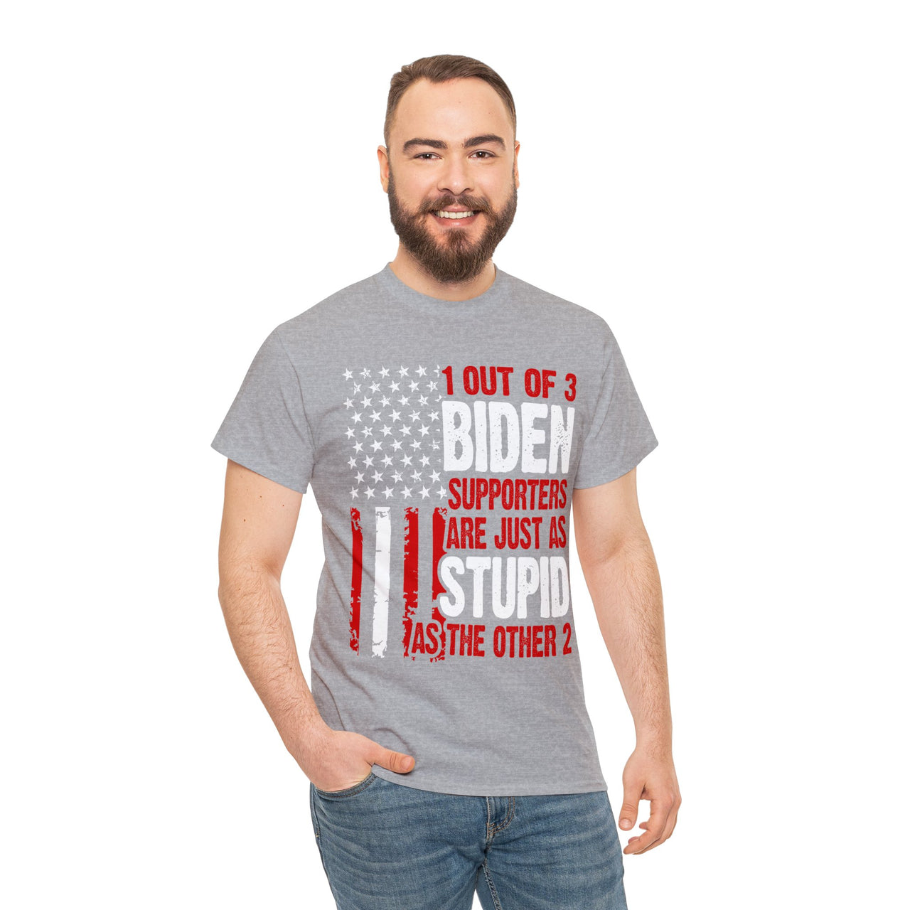 1 out of 3 Biden Supporters Stupid US Flag