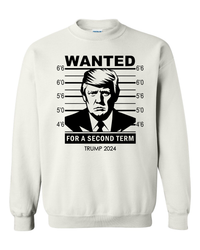 Thumbnail for Trump 2024 Wanted Trump For A Second Term T-shirts, sweatshirts, hoodies