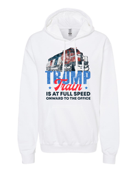 Thumbnail for Trump Train Is At Full Speed Onward To The Office T-shirts, sweatshirts, hoodies