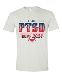 Thumbnail for Trump 2024 I Have PTSD Pretty Tired of Stupid Democrats T-shirts, sweatshirts, hoodies