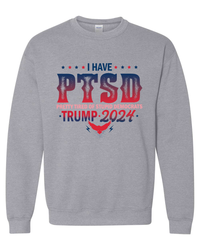 Thumbnail for Trump 2024 I Have PTSD Pretty Tired of Stupid Democrats T-shirts, sweatshirts, hoodies