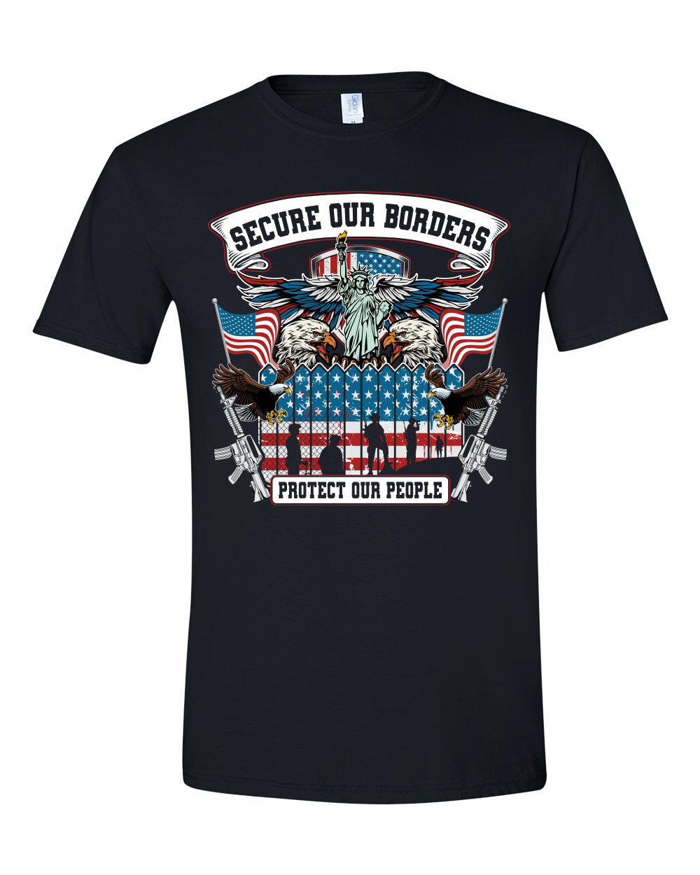 Secure our borders protect our people tshirt sweatshirts, hoodies, LGB