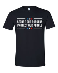 Thumbnail for Secure our borders protect our people patriotic tshirt sweatshirts, hoodies, LGB