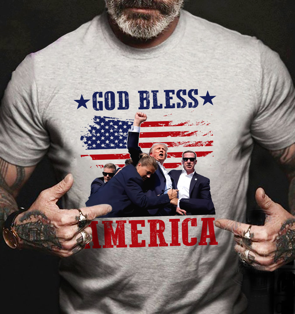 God Bless America - Premium T-shirt, softstyle, light weight