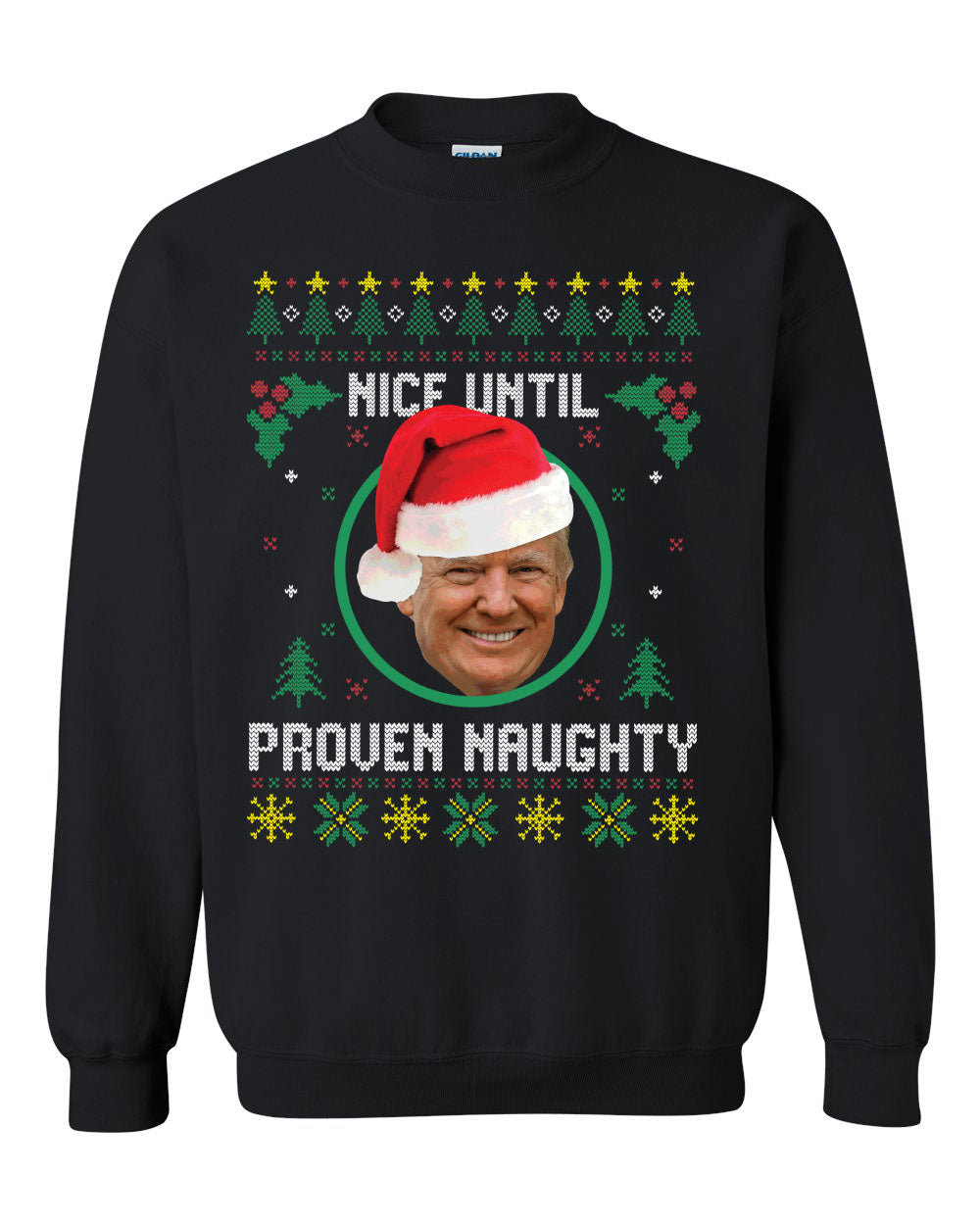 Nice Until Proven Naughty Ugly Christmas sweatshirts, hoodies, LGB