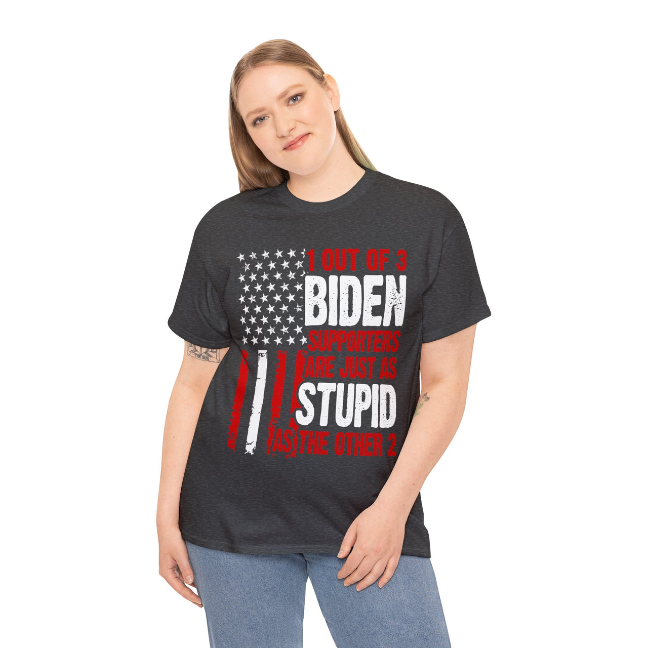 1 out of 3 Biden Supporters Stupid US Flag