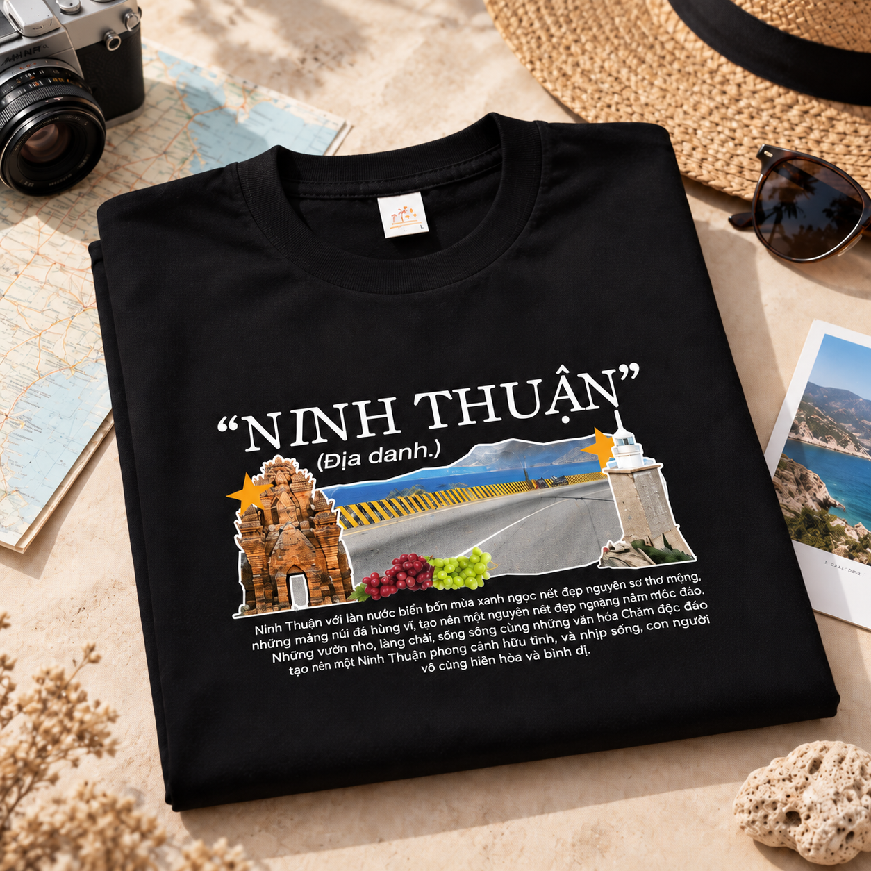 Ninh Thuận Vietnam T-Shirt - Coastal Travel & Vietnamese Graphic Tee | T&P Made