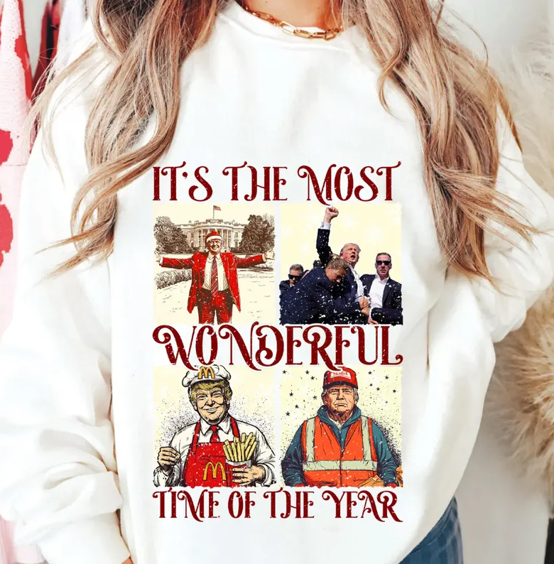 Trump Christmas It's The Most Wonderful Time Of The Year T-shirts, sweatshirts, hoodies