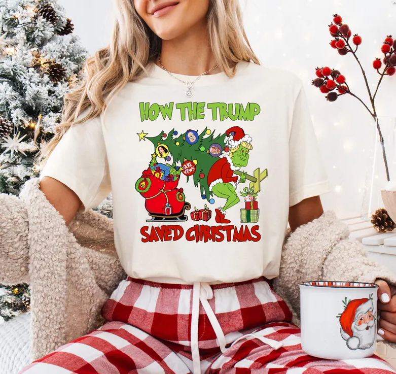 How The Trump Saved Christmas T-shirts, sweatshirts, hoodies