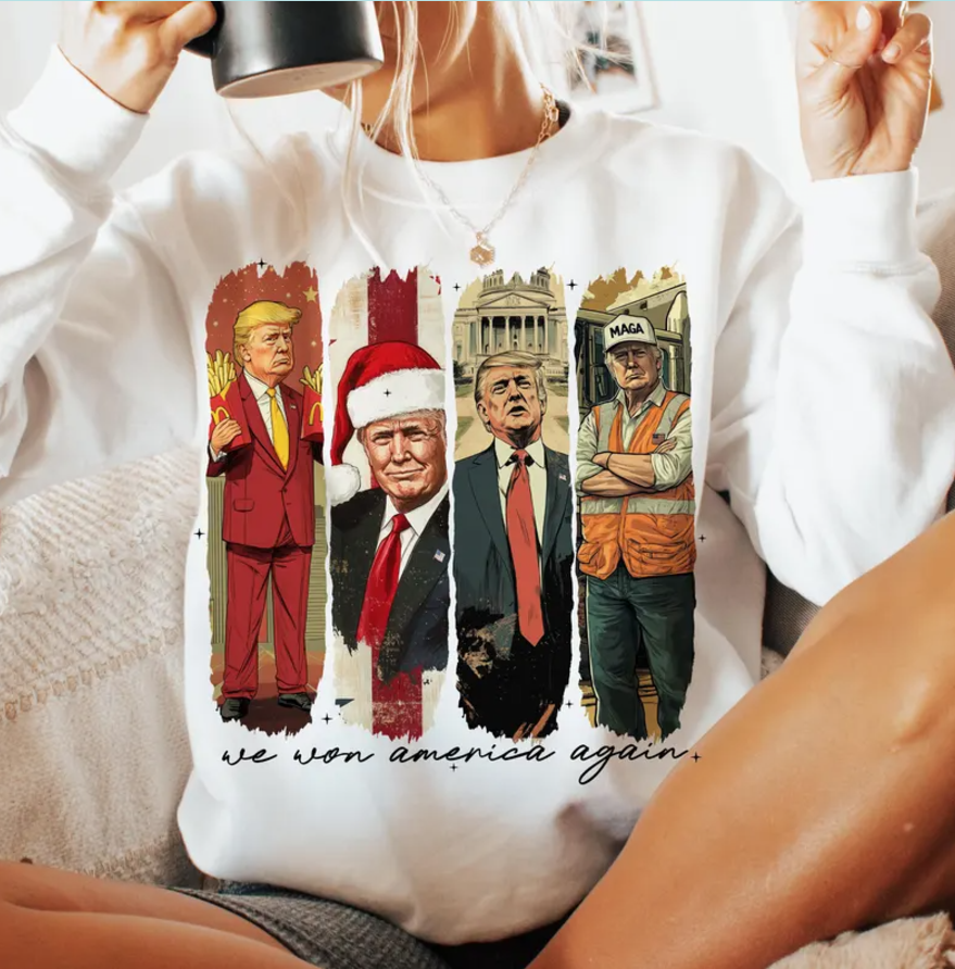 We Won America Again 2024 T-shirts, sweatshirts, hoodies