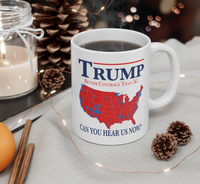Trump 2024, Better Coverage Than 5G Ceramic Mug front and back printed (11oz, 15oz) (Copy)