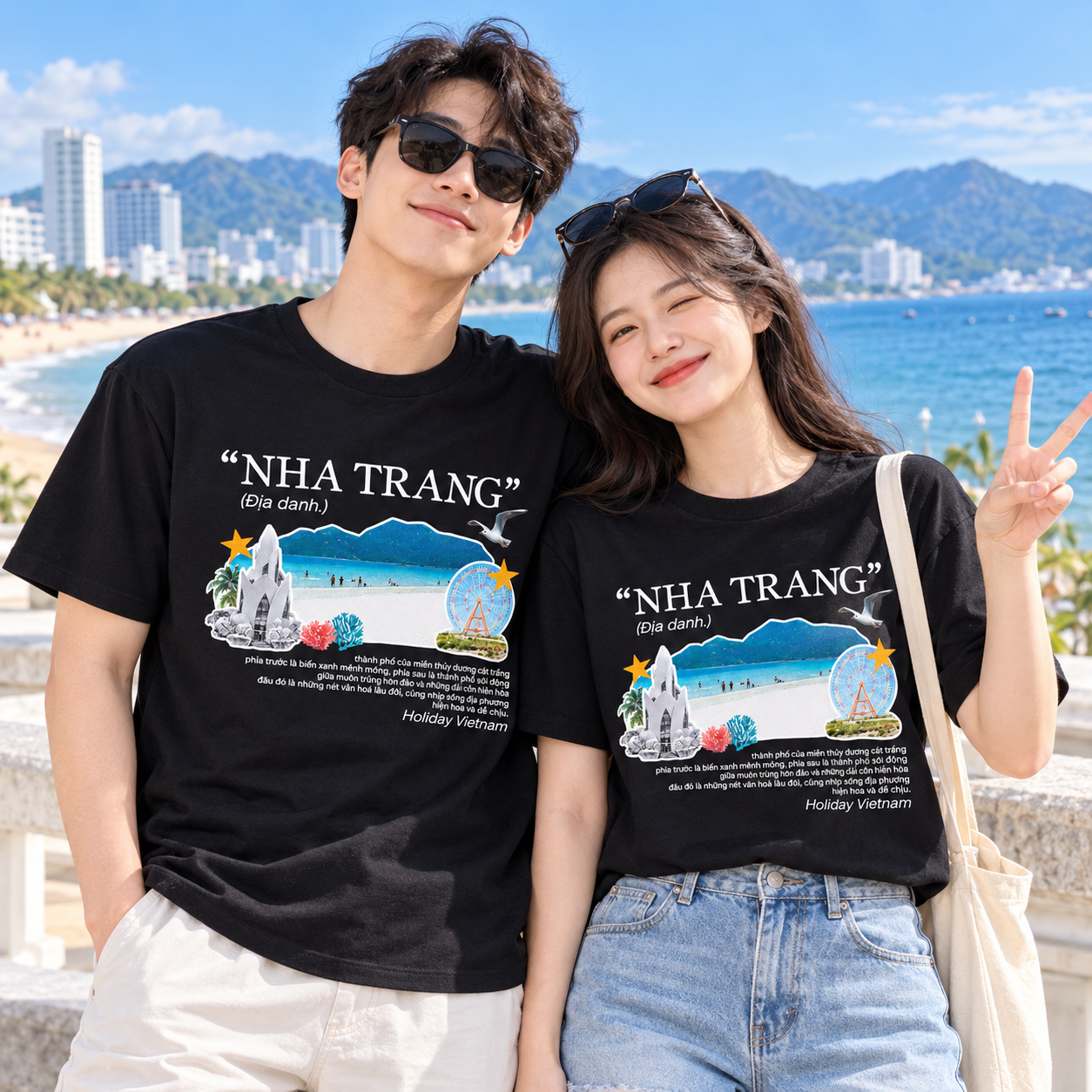 Nha Trang Vietnam T-Shirt - Beach Travel & Vietnamese Graphic Tee | T&P Made