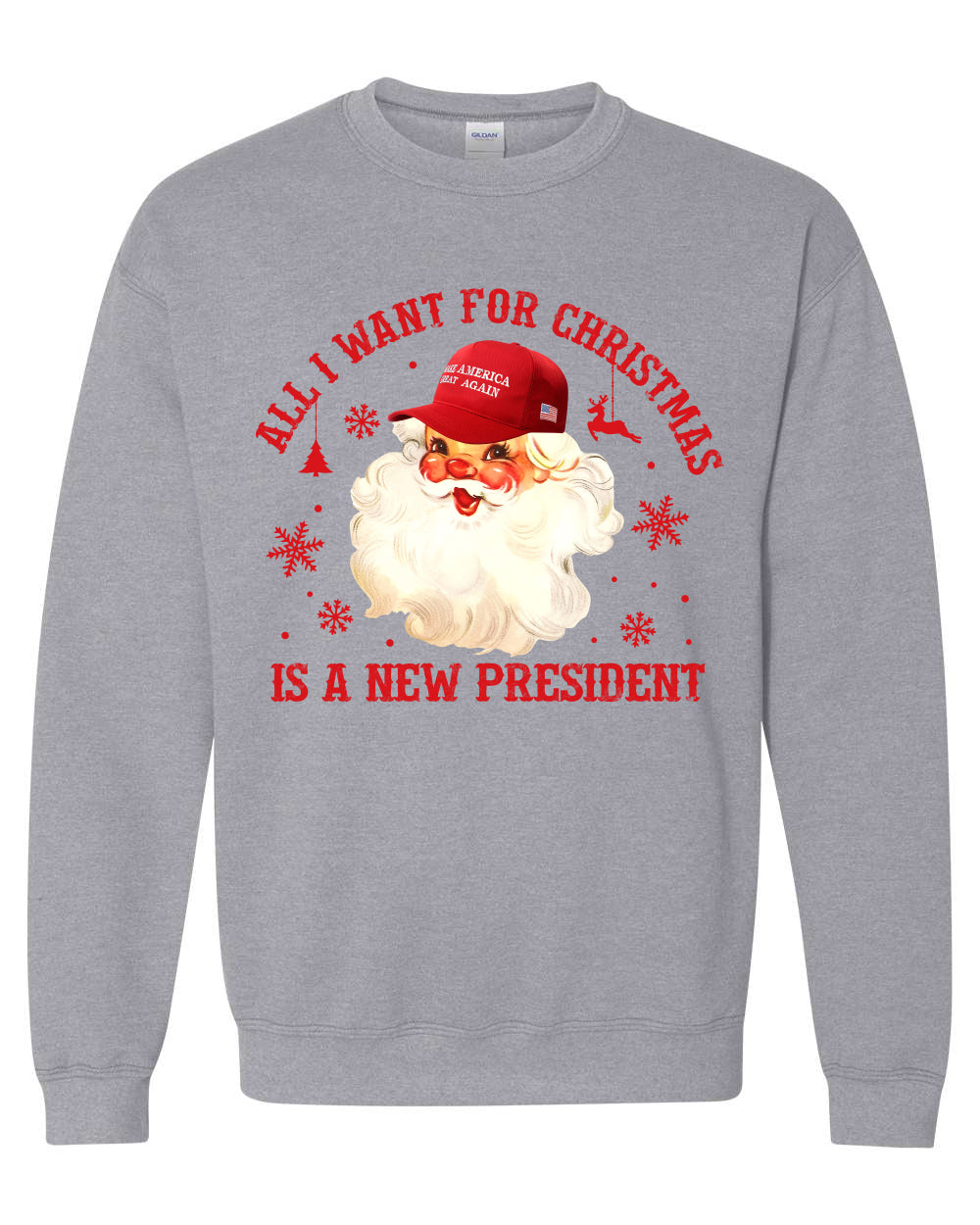 All I Want For Christmas Is A New President T-shirts, sweatshirts, hoodies