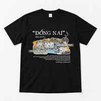 Đồng Nai Vietnam T-Shirt - Waterfall Nature & Travel Graphic Tee | T&P Made