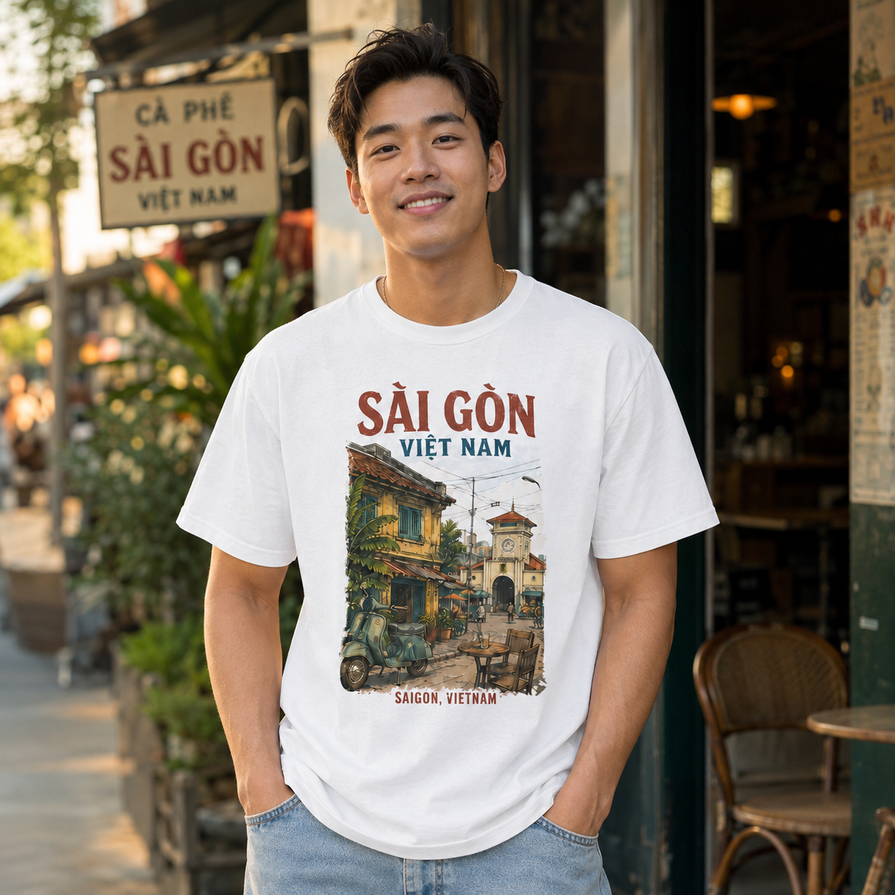 Saigon Vietnam Vintage T-Shirt - Vietnamese Pride Graphic Tee | T&P Made