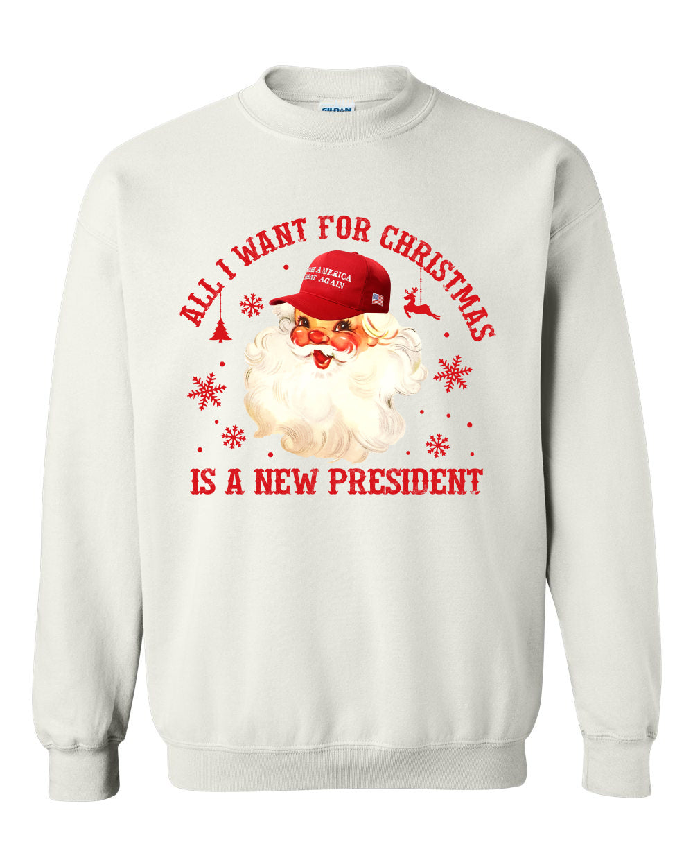 All I Want For Christmas Is A New President T-shirts, sweatshirts, hoodies