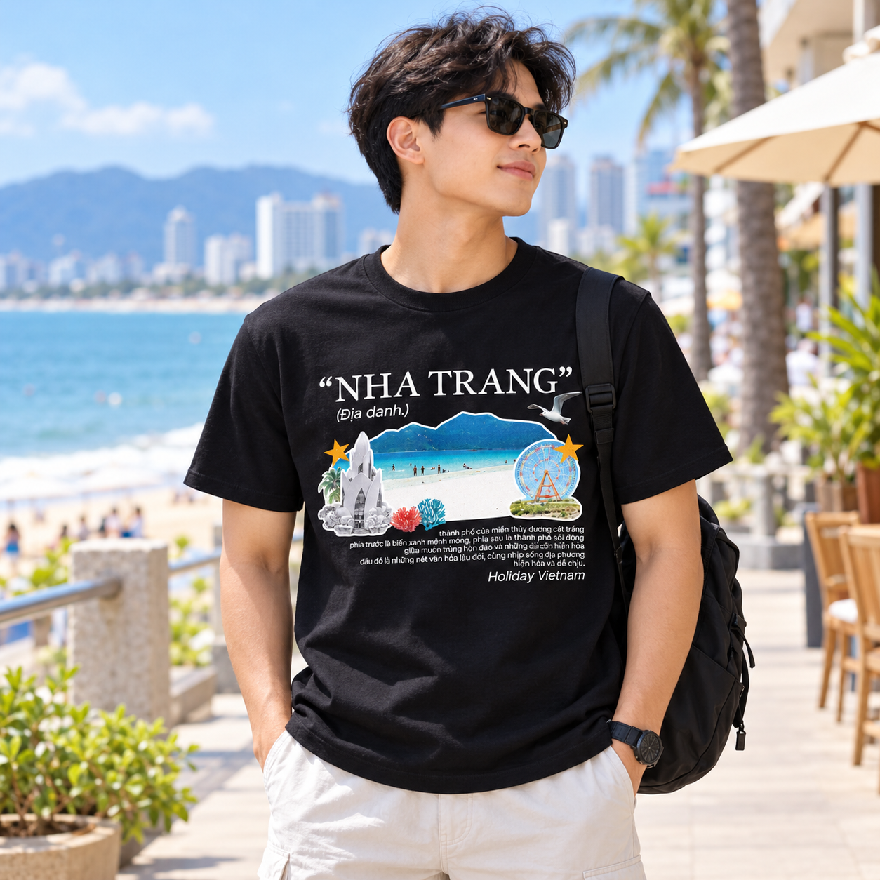 Nha Trang Vietnam T-Shirt - Beach Travel & Vietnamese Graphic Tee | T&P Made