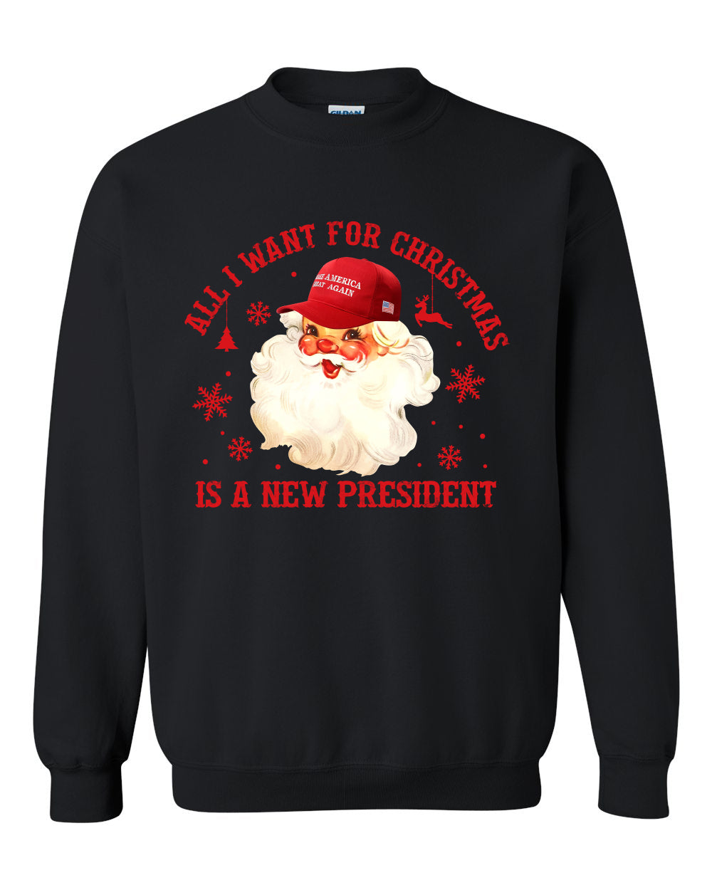 All I Want For Christmas Is A New President T-shirts, sweatshirts, hoodies