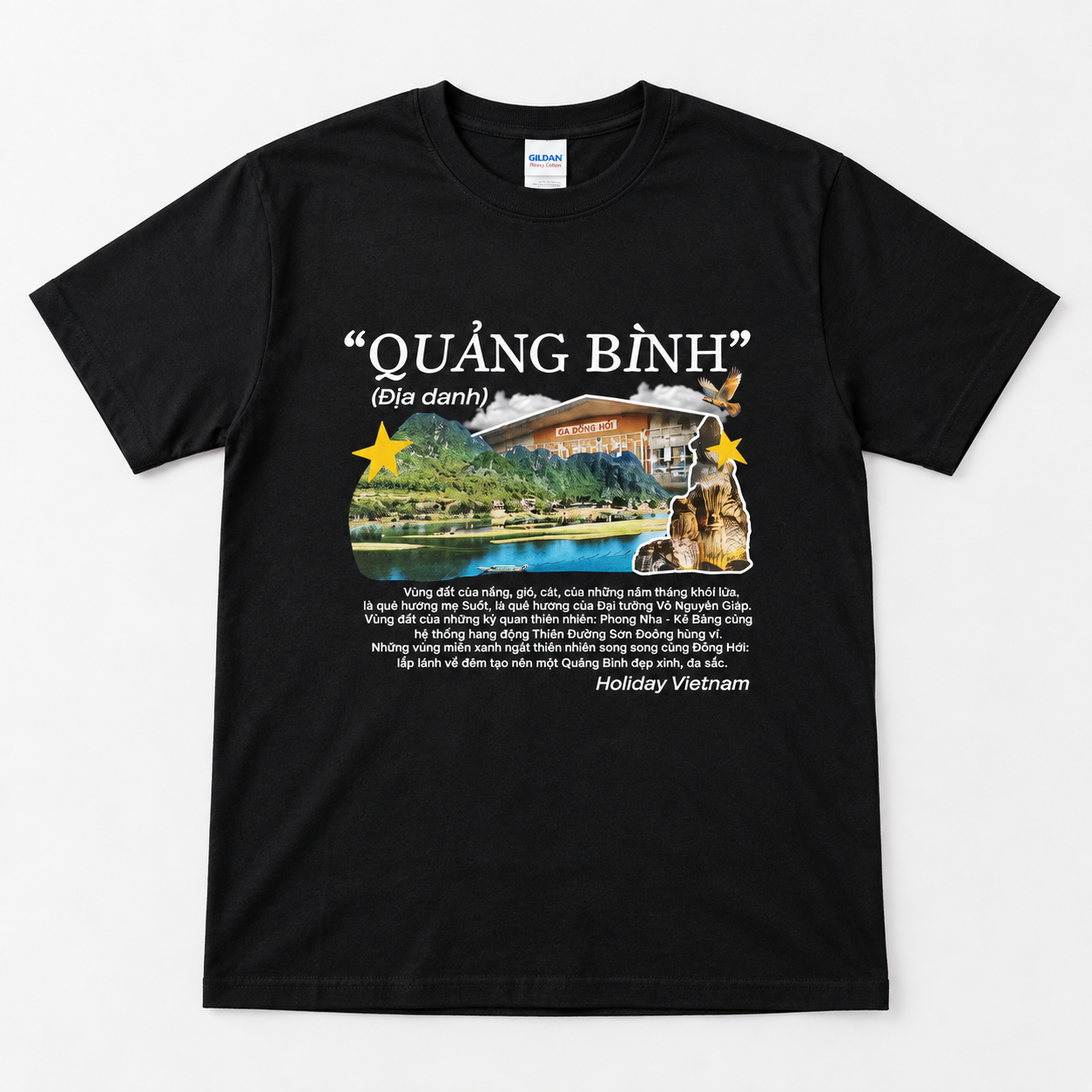 Quảng Bình Vietnam T-Shirt - Phong Nha & Travel Graphic Tee | T&P Made
