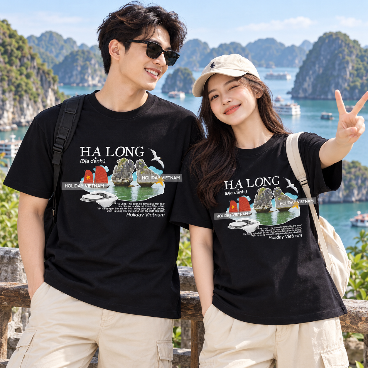 Ha Long Bay Vietnam T-Shirt - Travel & Vietnamese Graphic Tee | T&P Made