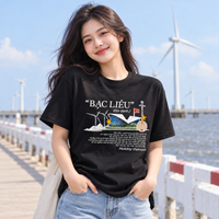 Bac Lieu Vietnam T-Shirt - Wind Farm & Vietnamese Travel Graphic Tee | T&P Made