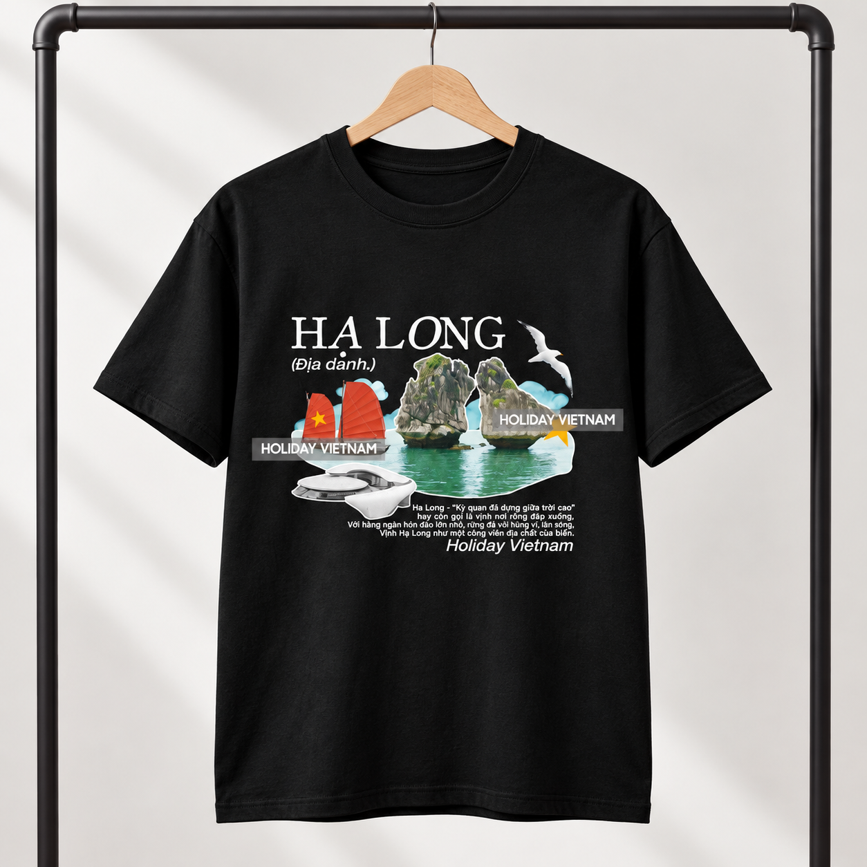 Ha Long Bay Vietnam T-Shirt - Travel & Vietnamese Graphic Tee | T&P Made
