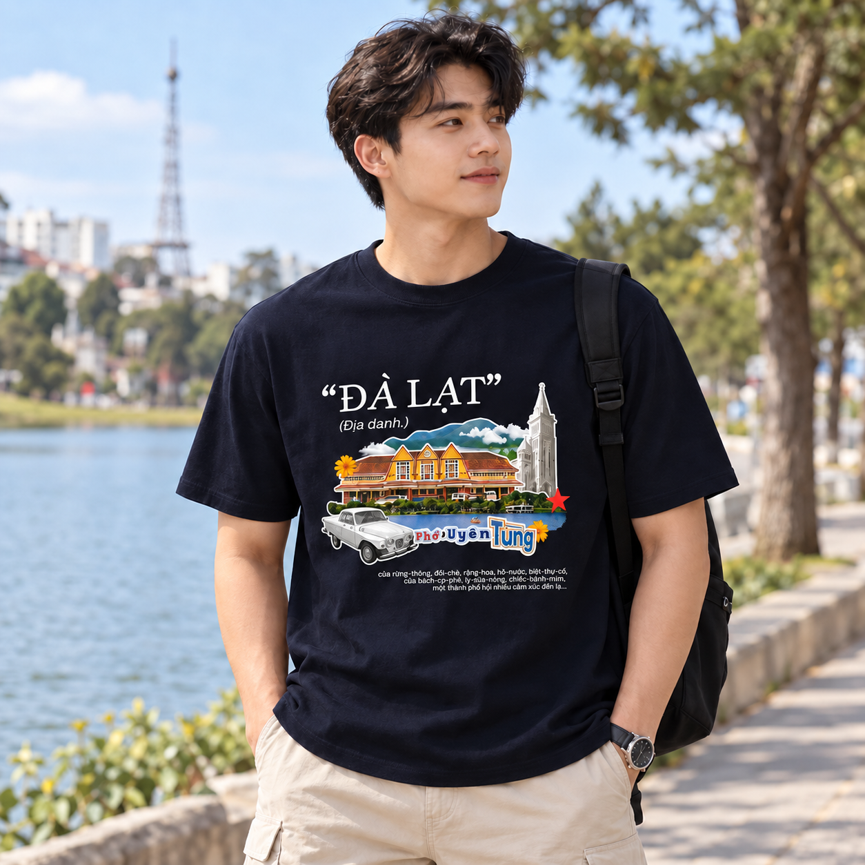 Đà Lạt Vietnam T-Shirt - Vintage Travel & Vietnamese Graphic Tee | T&P Made